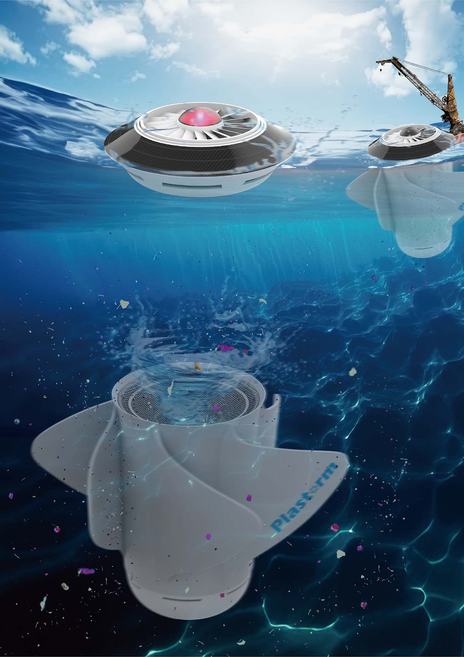 Plastorm Ocean Microplastic CollectorWork Photo